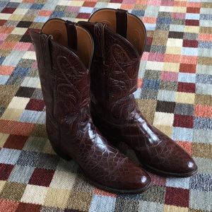 Luc Hesse men’s alligator boots